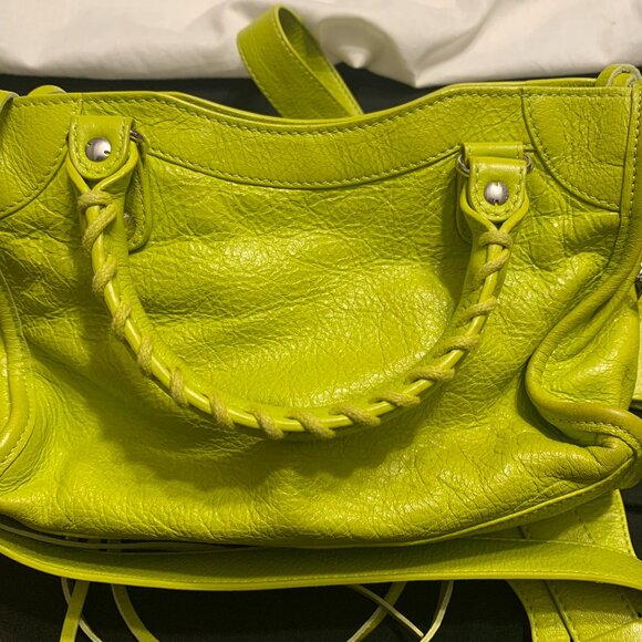 Women's Balenciaga Small City Bag in Pistache - Picture 1 of 4